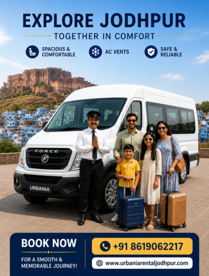 Urbania Rental in Jodhpur offering reliable and affordable travel services