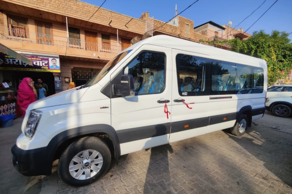 Urbania Rental in Jodhpur vehicle details including seating capacity and features
